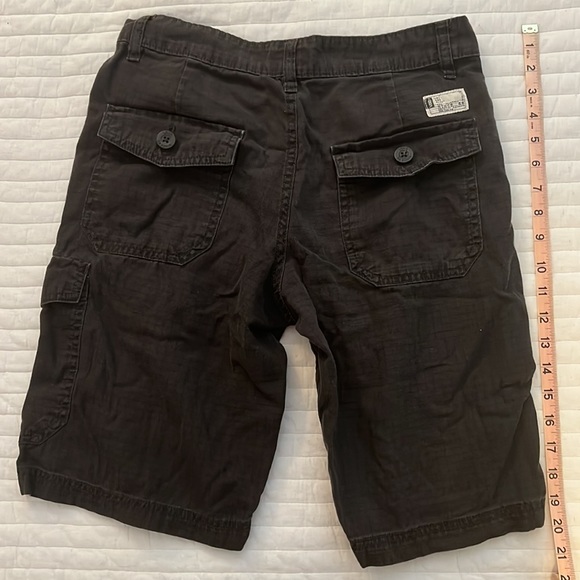 Charcoal Off The Wall Vans Shorts - Picture 3 of 5